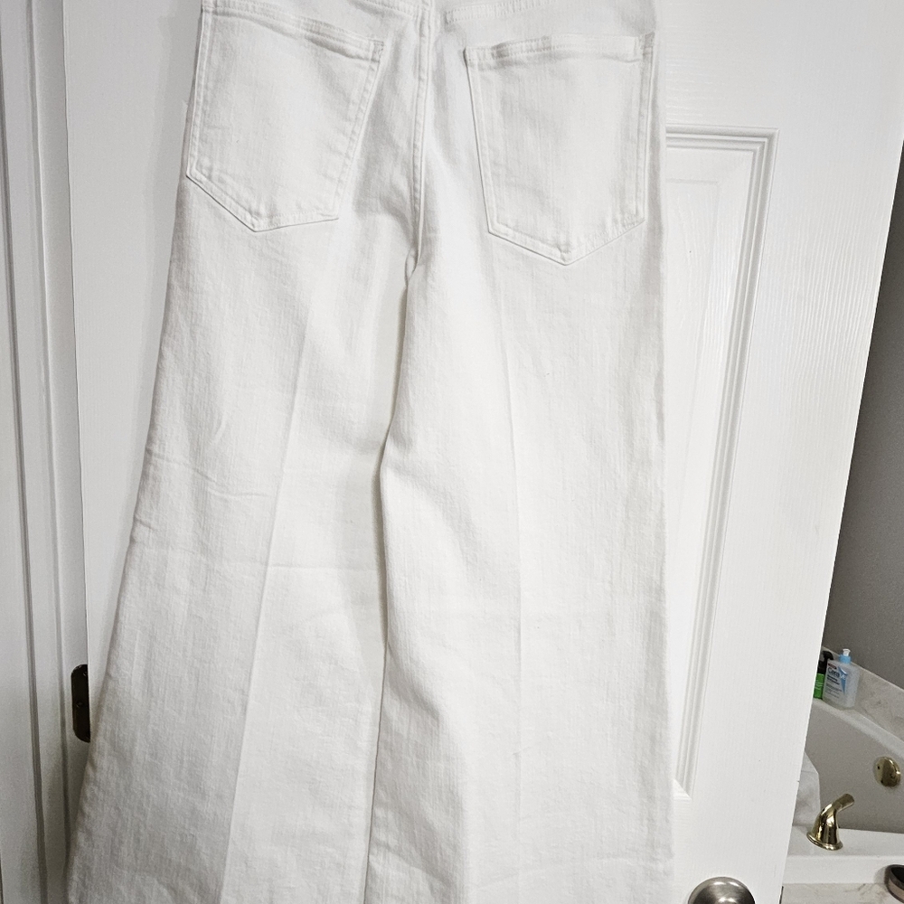 NWT Madewell Flare Wide Leg Crop Jeans Size 26 - Picture 8 of 13